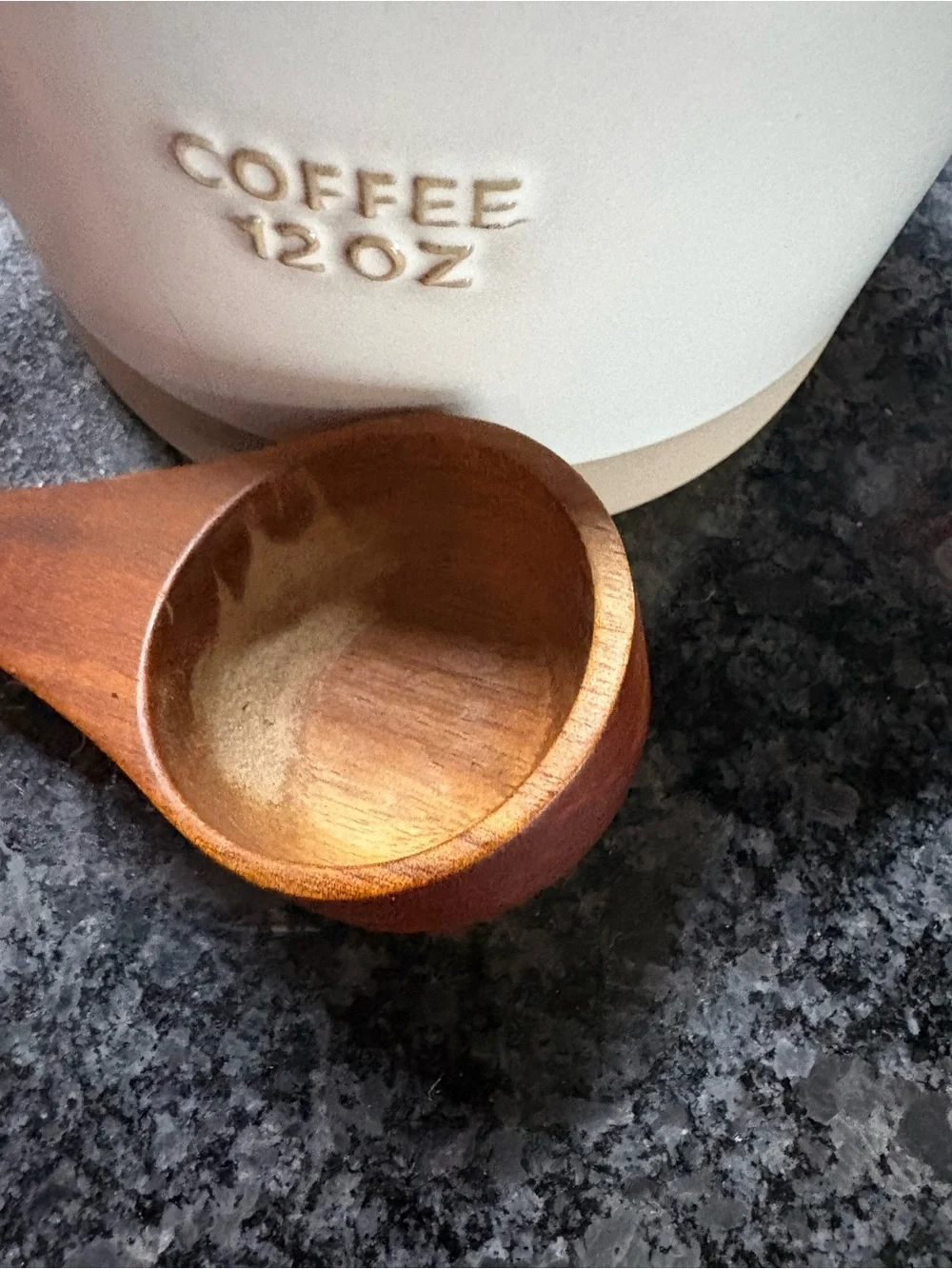 Magnolia Hearth & Hand Cream & Tan Coffee Canister with Lid and Scoop